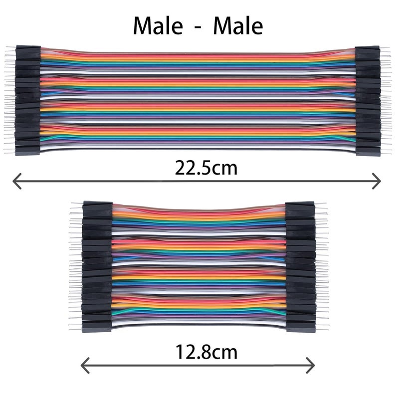 Aypzuke 10cm+20cm+30cm 360pcs Breadboard Jumper Wires Cable Kit Male to Female, Male to Male, Female to Female Compatible for Arduino Projects and Raspberry Pi - Image 3